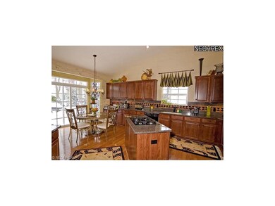 Fabulous gourmet kitchen with granite counters and