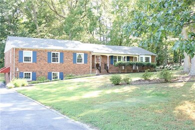 Front of the house with covered porch