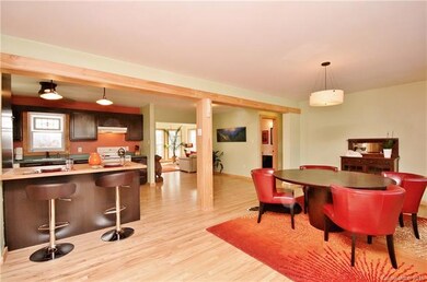 Open concept viewed from front door