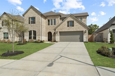Stunning Westin home, built to stand out with limestone accents and light color brick.