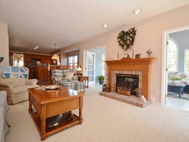 Family Room. Family room with Fireplace and Open t