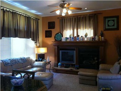 Main floor family room/hearth room off kitchen and