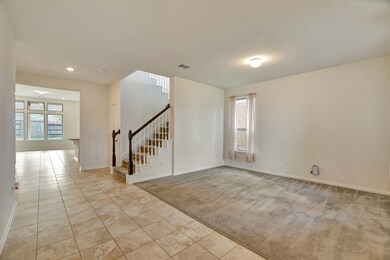 A nice wide entry way into this home