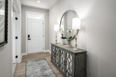 green foyer