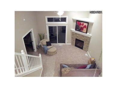 View of Living Room from Loft