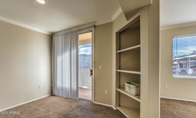 Dining Area w/ Corner Shelves