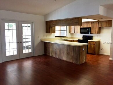 Living room and kitchen