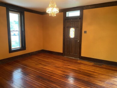 Front door in spacious foyer