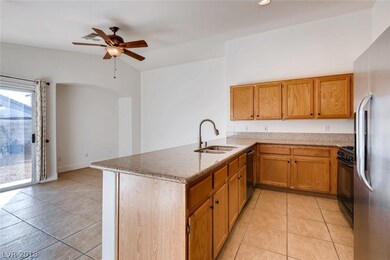 Kitchen open to family room