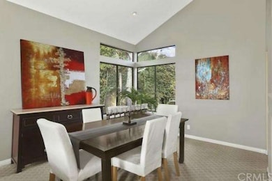 A large dining room offers opportunity to entertai
