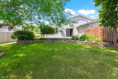 Backyard view 2-privacy fence