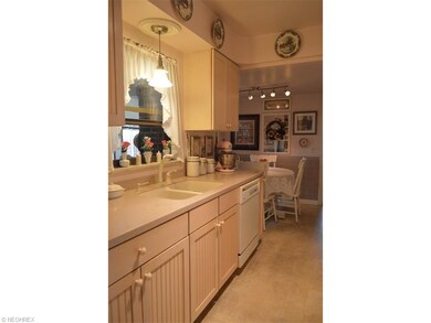 Remodeled kitchen with nice cabinet space.
