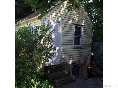 Exterior Back Shed
