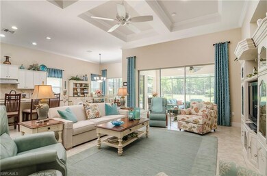 Open Floor Plan - Great Room with sliders to the o