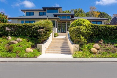 Entry walkway on La Jolla's 