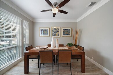 The formal dining room is just to the left when you enter the home and has easy access to the kitchen.