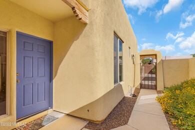 Private courtyard entry