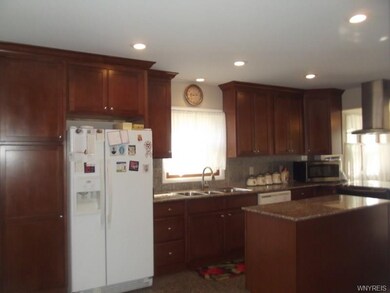 Another view of kitchen - so many gorgeous cherry 