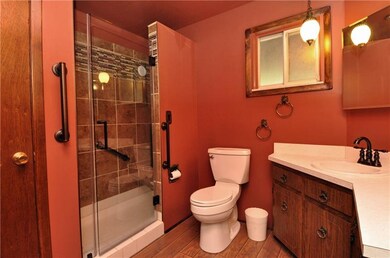 Fully tiled bathroom. Brand new!
