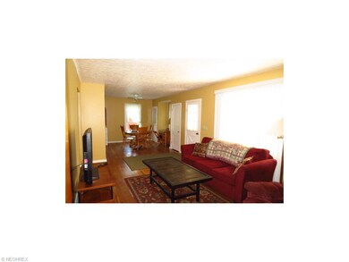 View of Living Room And Dining Room with View of F
