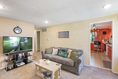 Living room looking towards hallway.