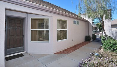 Front courtyard area