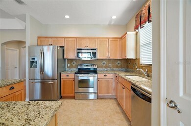 Kitchen with Plenty of Wood Cabinets