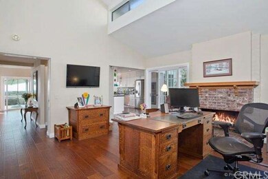 Family Room Used as Office & Entry