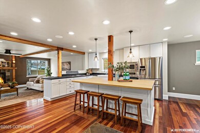 Spacious Kitchen with Hardwood Floors