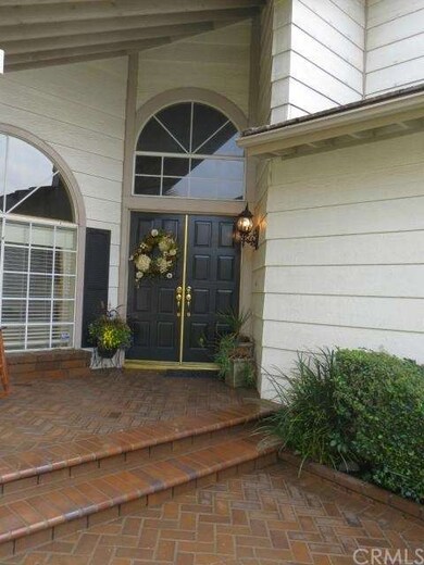 Front entry with double doors