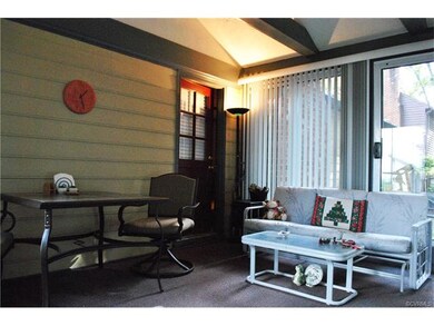 Florida Room showing Vertical Blinds and Slider Do