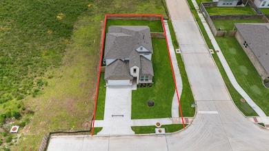 This home sits on a large CORNER LOT, ample yard s