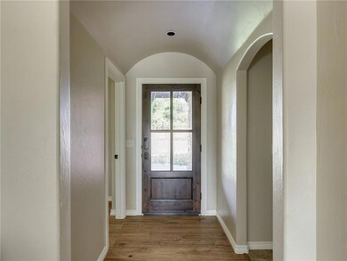Barrel ceiling entry with beautiful natural light