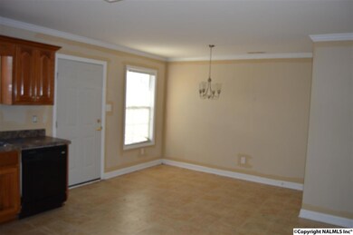 Dining room open to kitchen