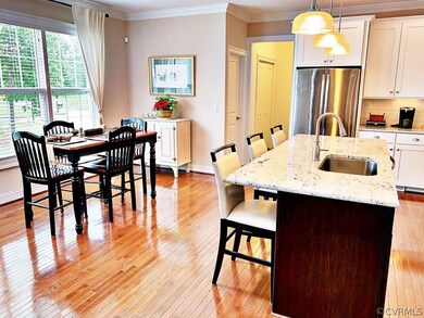 The Eat-in Kitchen is equipped with Stainless Stee