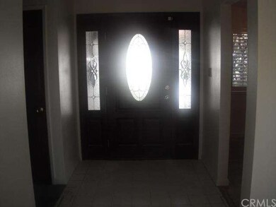 Entrance foyer, tiled.