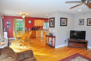 Open concept living room/dining room
