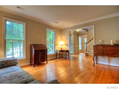 Alternate view of the formal living room, which is