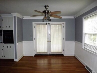 Dining Room has  Double Member Crown Molding and F