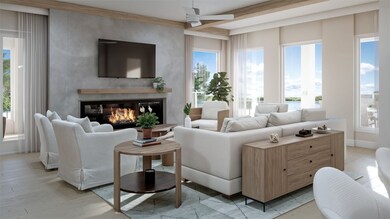 New Construction - The Landings - Rendering Of Living Room