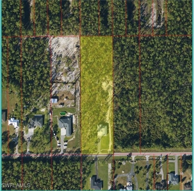 Map / location with property boundaries highlighte