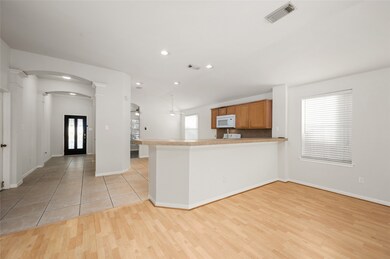 View of kitchen from Family room...