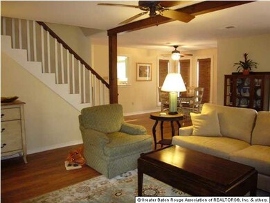 View from living room to breakfast area