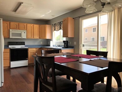 Kitchen, Dining Area, Back Yard