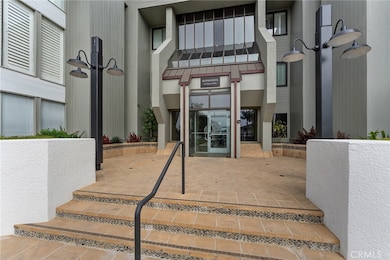 Secured entry with keypad for guests to call to be buzzed in.