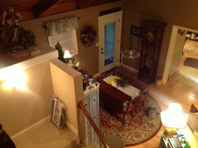 VIEW FROM UPSTAIRS LOFT BEDROOM