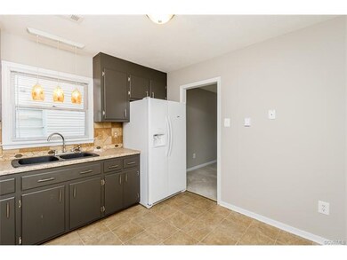 New refrigerator and a tile backsplash!