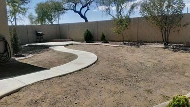 Walk way back yard