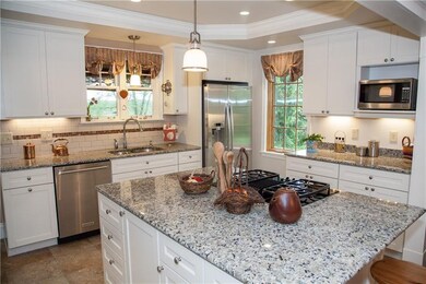 Kitchen updated in 2014.  Terrific center island a