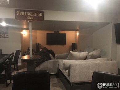 Great room for entertaining in the basement